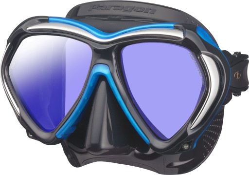 TUSA MASKA NURKOWA M2001 PARAGON UV420 nurkowanie SQB FBA czarno-niebieska