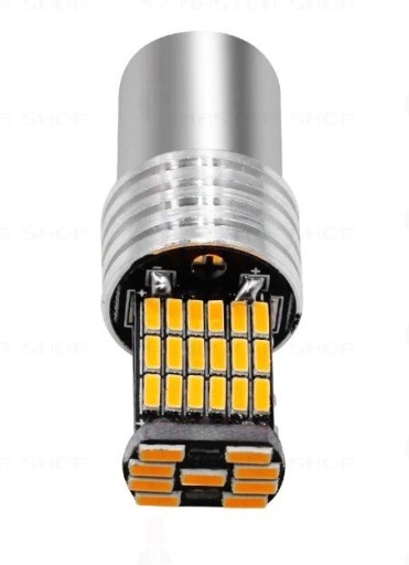 45 светодиодов SMD P21W R5W BA15S ЛАМПА, ОРАНЖЕВЫЙ