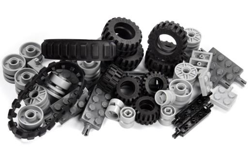 LEGO Tracks Колеса Колеса Оси шины шасси НОВИНКА