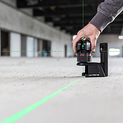 Крестообразный лазер Leica Lino L2P5G — зеленый луч