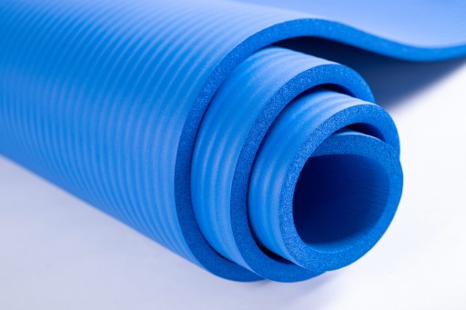 Гимнастический коврик FITNESS MAT SG-105 NBR толстый 173x61см для занятий йогой 1,5см