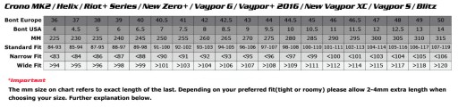 Боа BONT CYCLING ZERO+ TRIATHLON TRI ROAD, размер 41