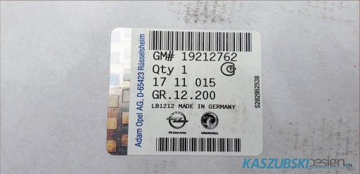 Оригинальные накладки на педали Opel OPC line, автомат - НОВИНКА