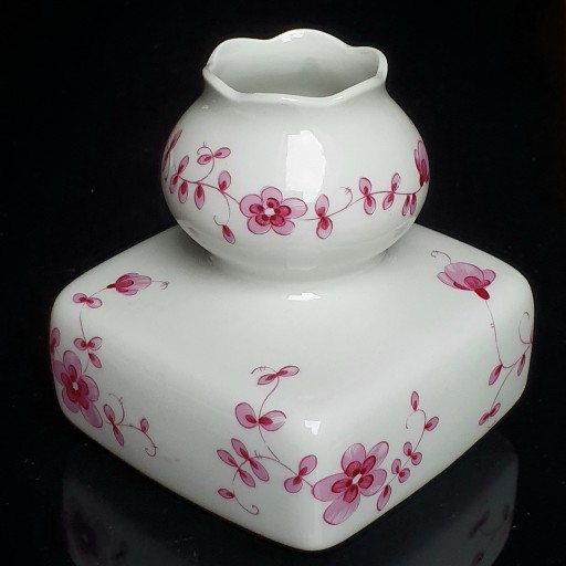 Изящная фарфоровая ваза Lichte China GDR Floral