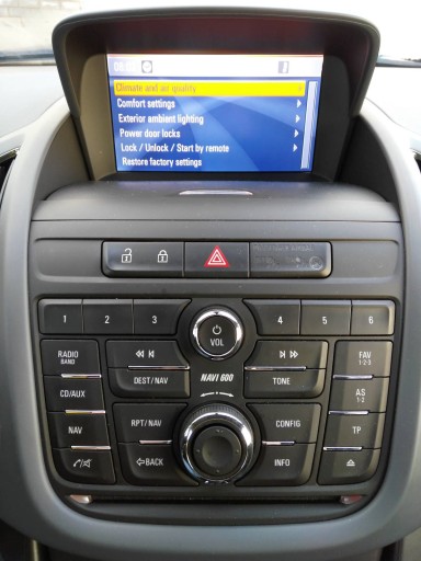 Opel Chevrolet Podwyższenie NAVI600 do NAVI900 3D Radary (online)