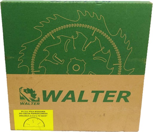 Дисковая пила WALTER Widiowa 300 мм x 72z Польша