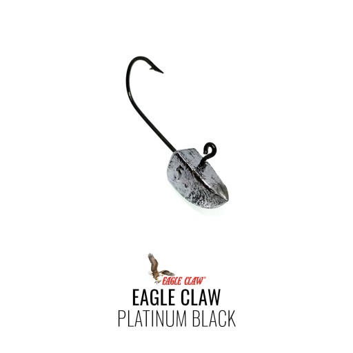 Główki TRÓJKĄTNE |EAGLE CLAW BLACK|HAK 6| 2g |5szt