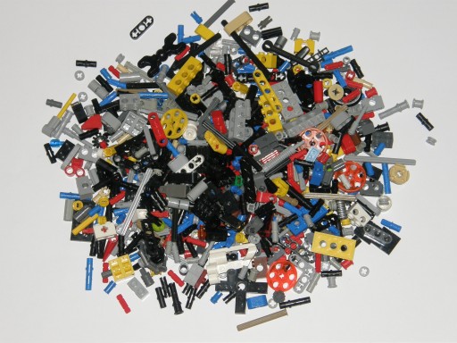 LEGO TECHNIC MIX Мелкие детали 100 г 0,1 кг