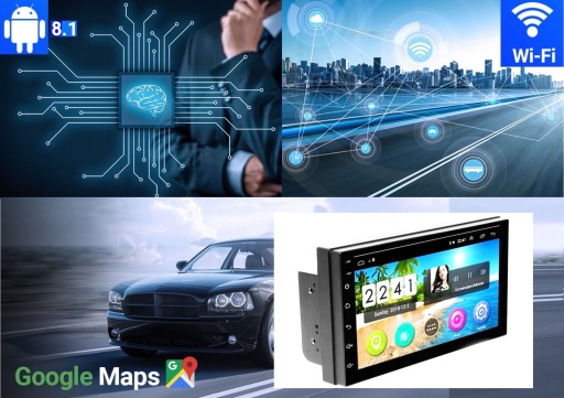 АВТОМОБИЛЬНОЕ РАДИО 2DIN GPS BT USB ANDROID WiFi FV