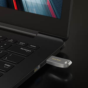Металлический флеш-накопитель SanDisk Ultra LUXE 64 ГБ, 150 МБ/с, USB 3.1