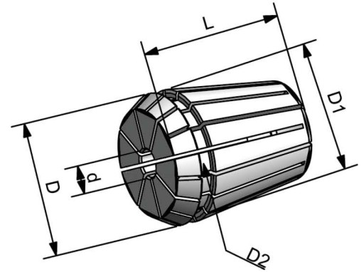 Цанга ER32 20 мм, точность 0,005