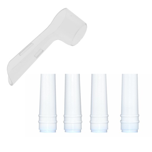 Круглый футляр для насадки электрической зубной щетки Oral-b.