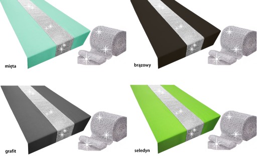 Скатерть ZIRCONIA TREAD 40x200 ПРЕМИУМ