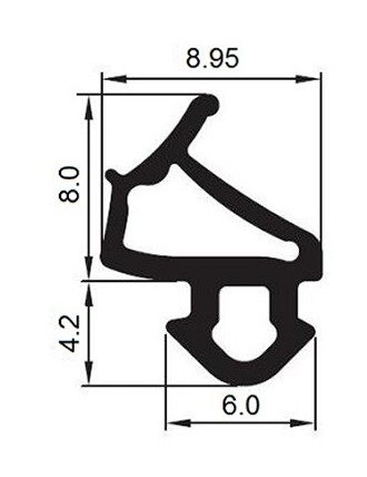 VEKA SEAL GASKET S-1127 10м + S-1126 10м цвет КОРИЧНЕВЫЙ