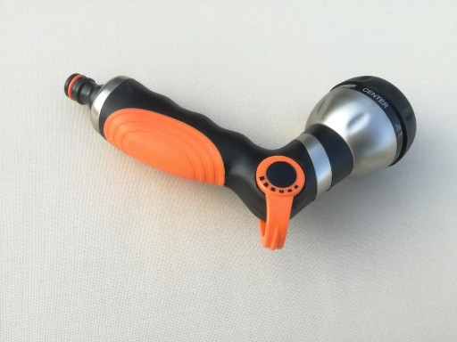 PISTOLET DO PODLEWANIA METALOWY ZRASZACZ 8 FUNKCJI