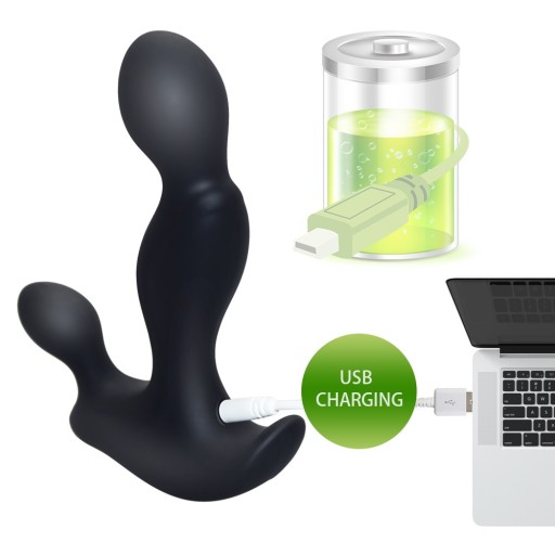 МАССАЖЕР ПРОСТАТЫ АНАЛЬНАЯ ПРОБКА ВИБРАТОР 3в1 USB