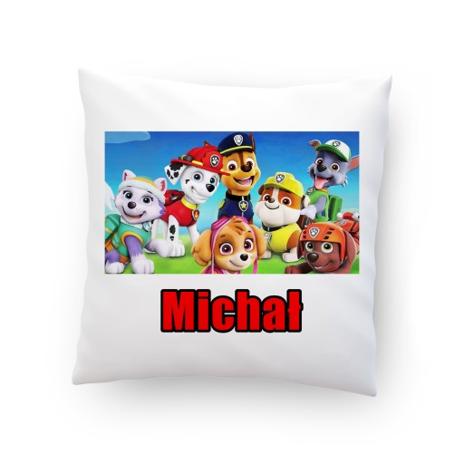 Подушка PAW Patrol PAW PATROL + ИМЯ ПОДАРОК