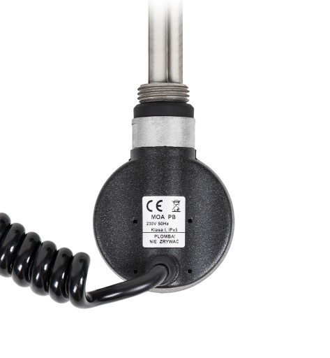 TERMA Grzałka elektryczna MOA 1200W Metallic Black