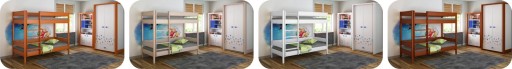 Детская двухъярусная кровать 160х80.