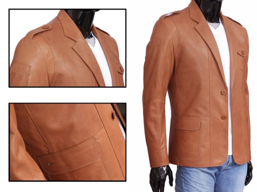 Мужская кожаная куртка DORJAN ALX113 XXL Jacket