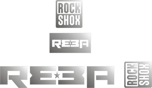 Наклейки на амортизатор REBA ROCK SHOX