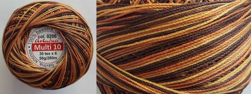 Кордонка МУЛЬТИ 10 АРИАДНА 30 х 6 50г (280м) ЦВЕТА