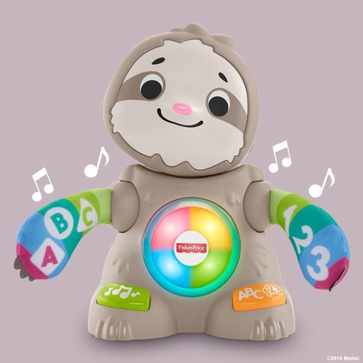 FISHER PRICE LINKIMALS интерактивный LENIWIEC на польском языке