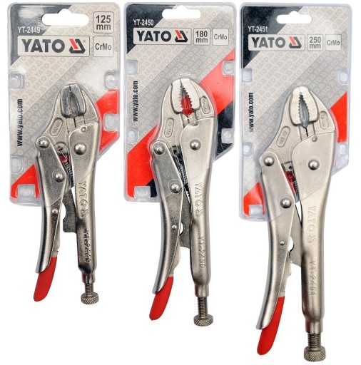 YATO 3 ПРЕДМЕТА — ЩИПЦЫ MORSEA 125, 180, 250 мм YT-2449 YT-2450 YT-2451