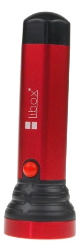 LIBOX Алюминиевый USB светодиодный аккумуляторный фонарик