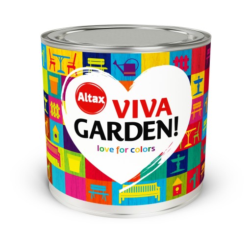 ALTAX VIVA GARDEN 0,25л - ПОЛЕВАЯ РОМАШКА - ПОЛУМАТОВЫЙ