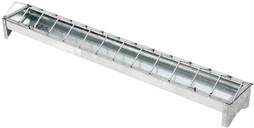 КОРМУШКА ДЛЯ РЕКИ 7см/50см ИЗ ПРОЧНОЙ ОЦИНКОВАННОЙ СТАЛИ