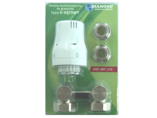 ТЕРМОСТАТИЧЕСКИЕ КЛАПАНЫ С УСТАНОВКОЙ ГОЛОВКИ 1/2 V УГЛОВЫЕ