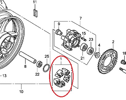 ПРИВОД РЕЗИНОВЫЙ HONDA CB 500 F X 600 650 HORNET