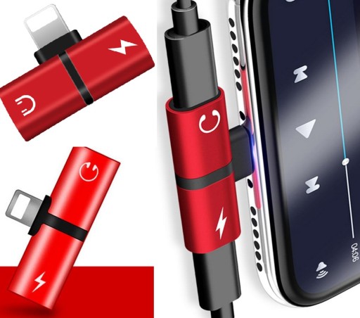Adapter 2w1 Lightning / Audio / iPhone 7 / 7 PLUS