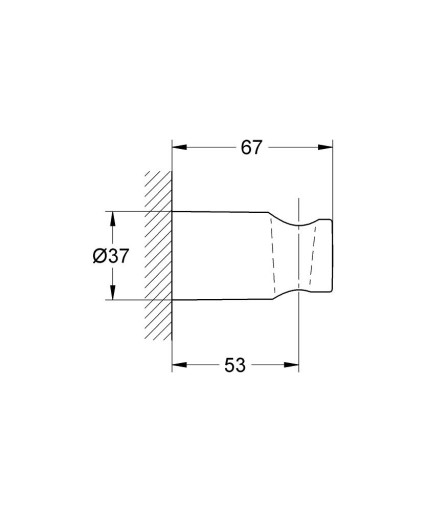 Zestaw podtynkowy bateria GROHE SmartControl 20cm