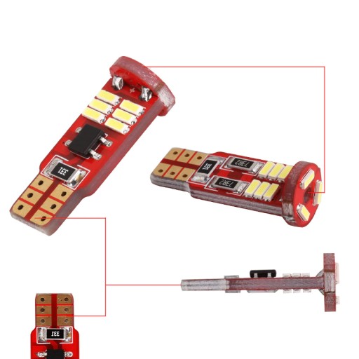 СВЕТОДИОДНЫЕ ЛАМПОЧКИ 15 SMD 4014 W5W T10 СТАБИЛИЗАТОР CANBUS
