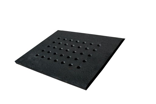 Ruszt żeliwny do kominka pieca 12MM NA WYMIAR 35x17,5cm SOLIDNY