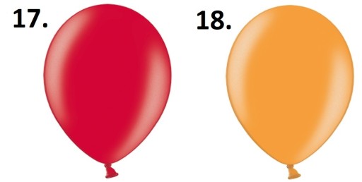 МЕТАЛЛИЧЕСКИЕ ШАРЫ BELBAL 25СМ 26 ЦВЕТОВ 100ШТ.