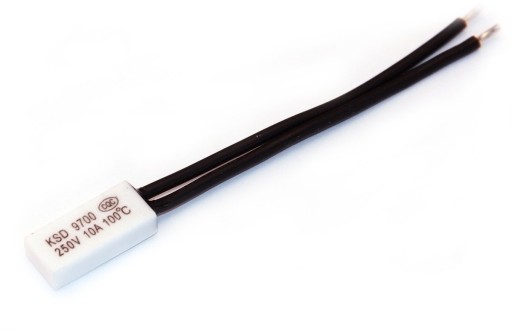 Биметаллический термостат KSD9700 10А/250В НЗ 110C T2