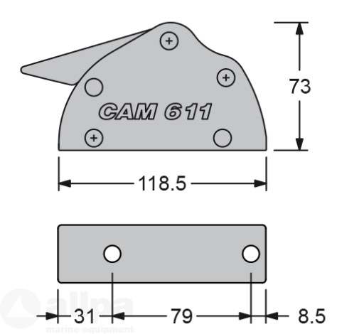 ДВОЙНОЙ СЕКундомер ANTAL CAM 611 Черный