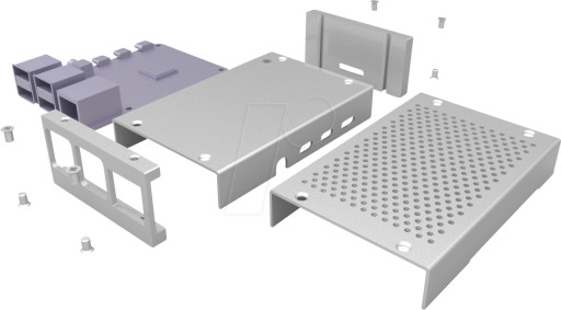 Raspberry Pi 4 8 GB aluminiowa obudowa zasilacz