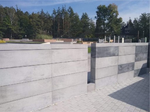 Крыша забора гладкая KOST-BET LONG 1000x200x100 A6 MARAGO