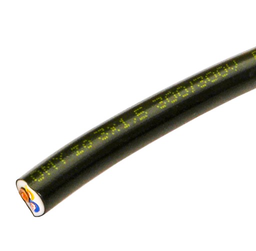 OMY CABLE 3x1,5мм CU светодиодный кабель черный 100м