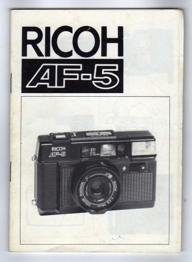 RICOH AF-5 РУКОВОДСТВО