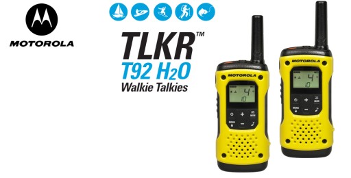 ВОДОНЕПРОНИЦАЕМАЯ РАЦИЯ MOTOROLA T92 H2O С ФОНАРИКОМ - 6 шт.