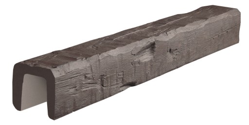 Belka Rustykalna Ciosana, Belka dekoracyjna 19x17 cm x 3m - palisander