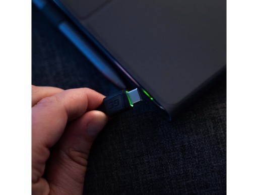 Kabel Green Cell Ray z podświetleniem LED 2m USB-A - USB-C Type C