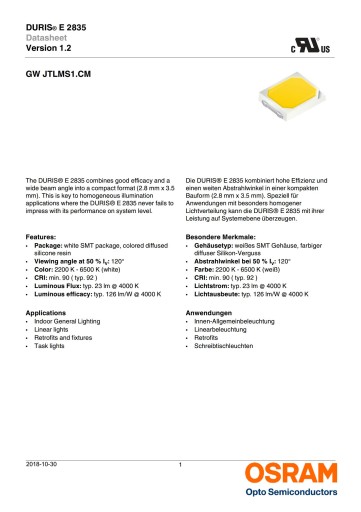 ЛЕНТА ДЛЯ OSRAM 2835 CRI>90 60LED/м B. НЕЙТРАЛЬНАЯ