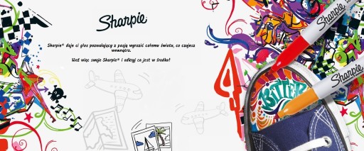 Перманентный маркер Sharpie Fine ВЫДВИЖНОЙ черный