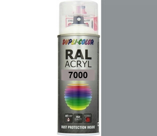MOTIP RAL ACRYL 7000 GLOSS DUPLI-COLOR АКРИЛОВАЯ КРАСКА СПРЕЙ 400 МЛ